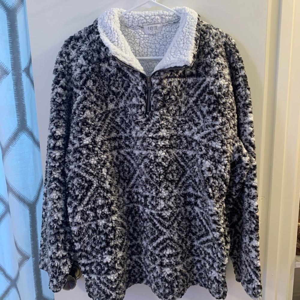 Gray Fleece Jacket